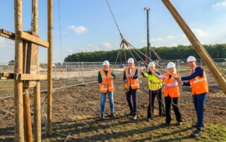 start bouw moment riegmeer met TenneT