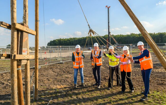 start bouw moment riegmeer met TenneT